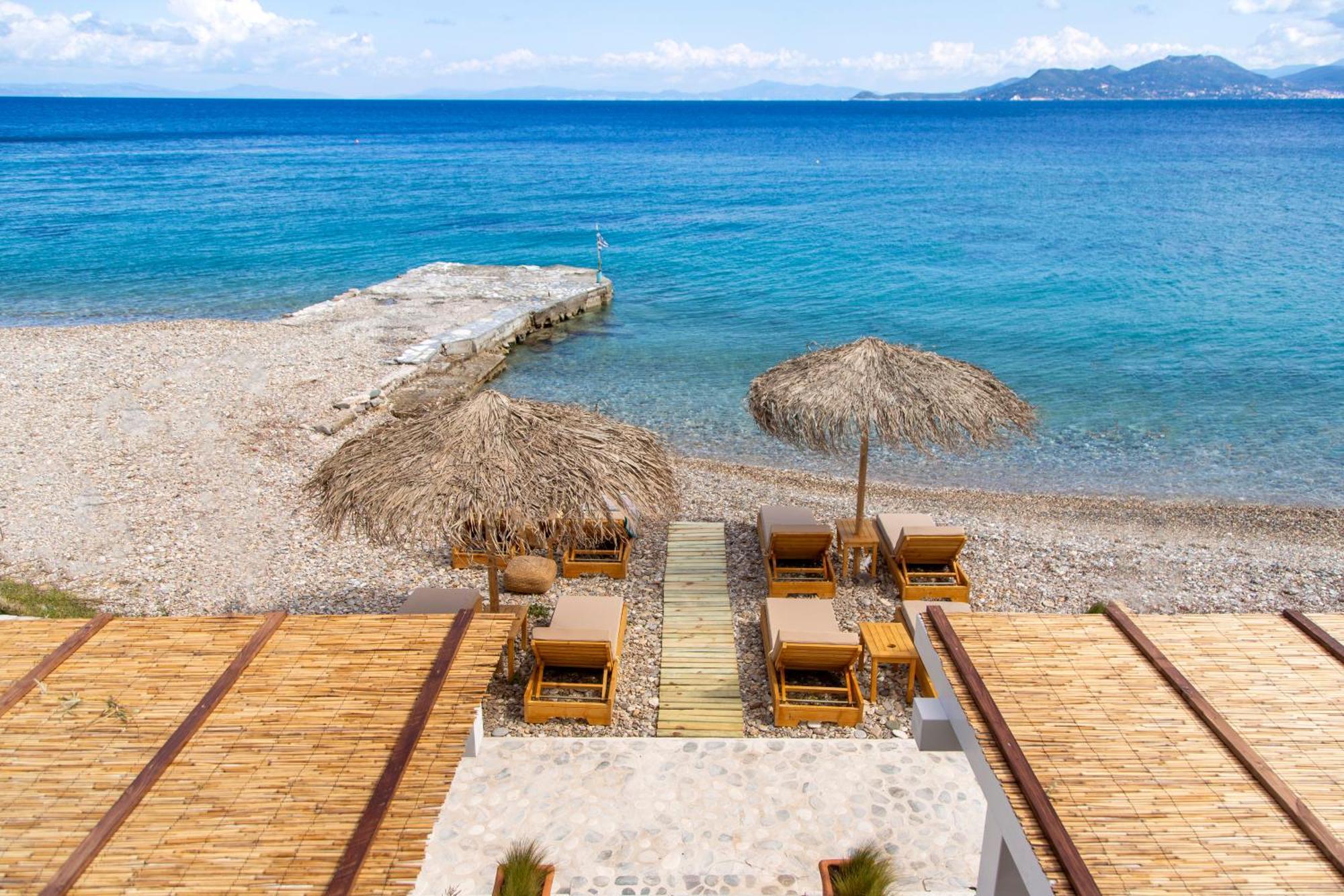Aegean Stories Pelagos Suites Авлакия Экстерьер фото