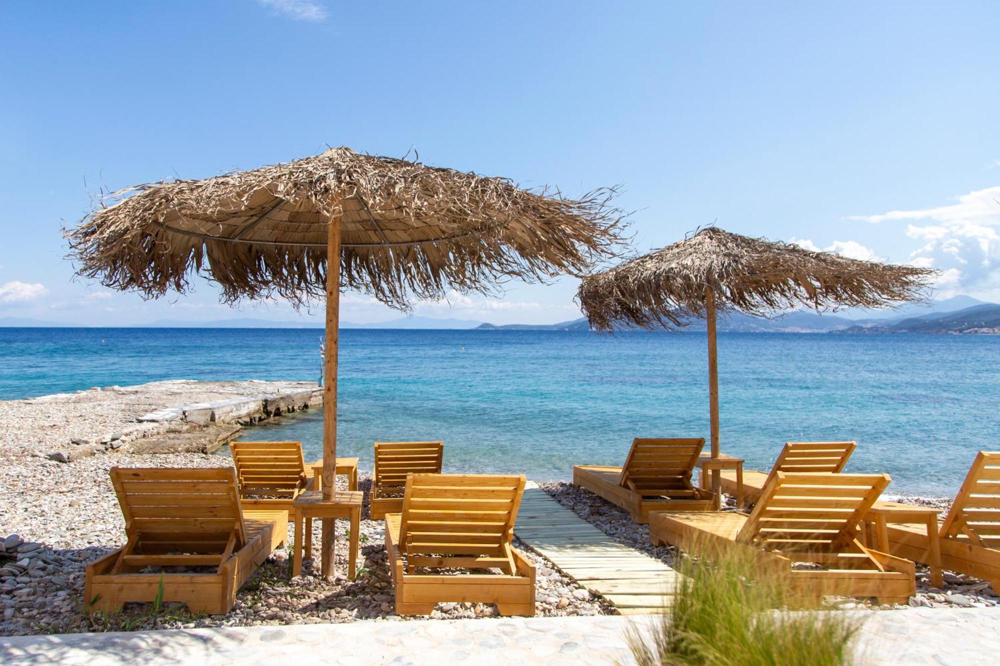 Aegean Stories Pelagos Suites Авлакия Экстерьер фото