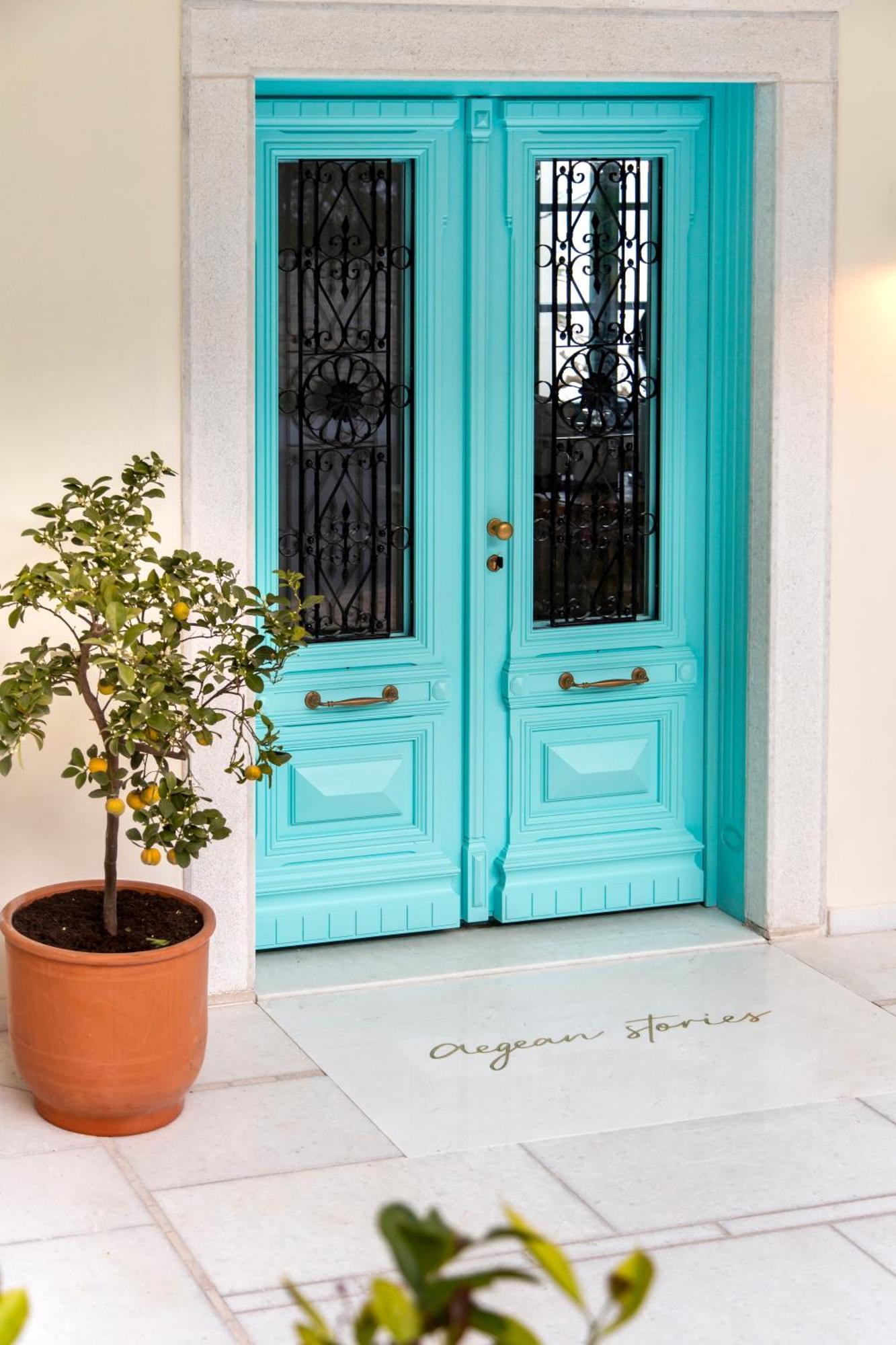 Aegean Stories Pelagos Suites Авлакия Экстерьер фото
