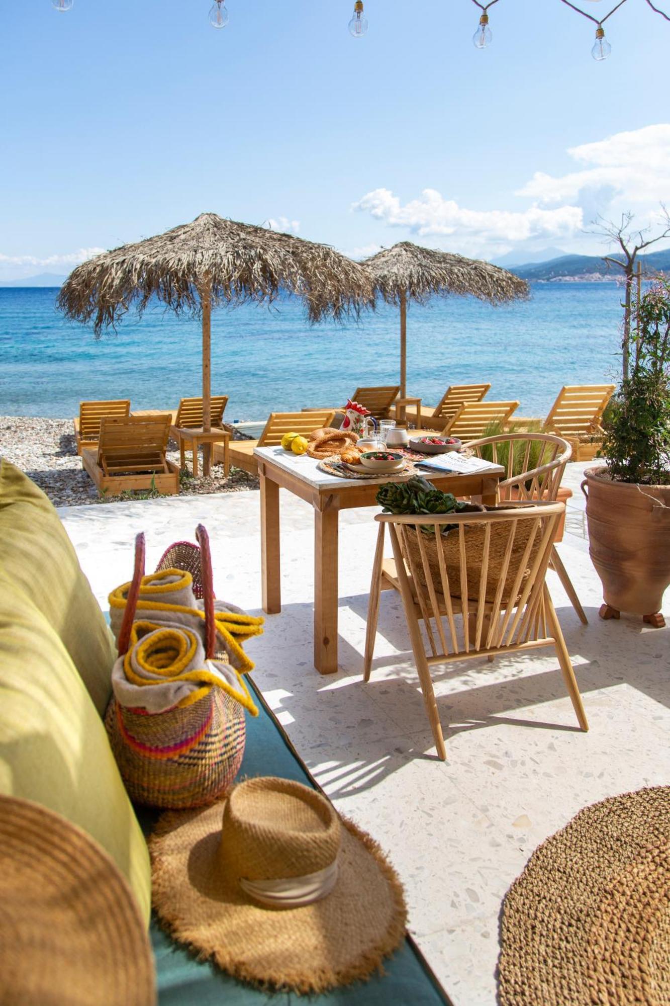 Aegean Stories Pelagos Suites Авлакия Экстерьер фото